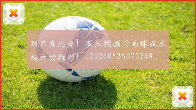别只看比分！深入挖掘羽毛球技术统计的精彩！_20260526073249